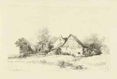 Schuur aan de waterkant