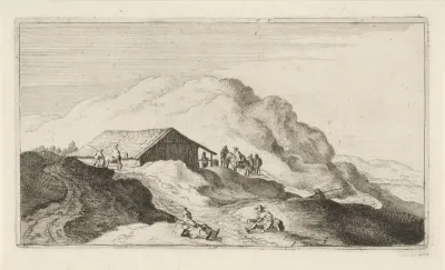 Schuur in de duinen