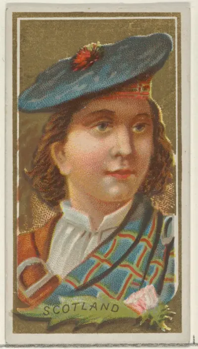 Scotland, from the Types of All Nations series (N24) for Allen & Ginter Cigarettes