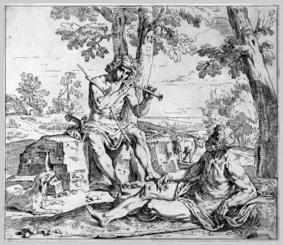 Scrapbook Containing Italian Etchings of the 17th and 18th Centuries
