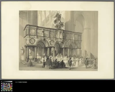 Screen in the Cathedral of Tournay