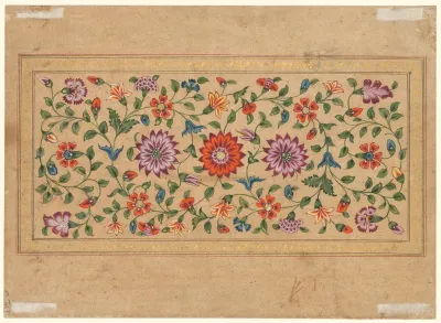 Scrolling Floral Vines (verso)