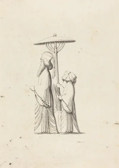 Sculpture at Persepolis, from Le Bruyn's Travels