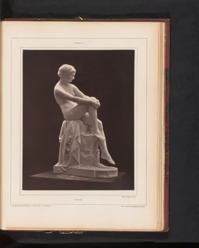 Sculptuur Chloé door Anatole Marquet De Vasselot