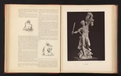 Sculptuur 'Jason' door Alfred-Désiré Lanson