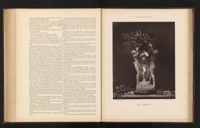 Sculptuur 'Le Fardeau' door Albert-Ernest Carrier-Belleuse