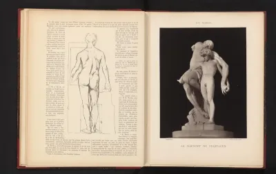Sculptuur 'Le serment de Spartacus' door Louis-Ernest Barrias