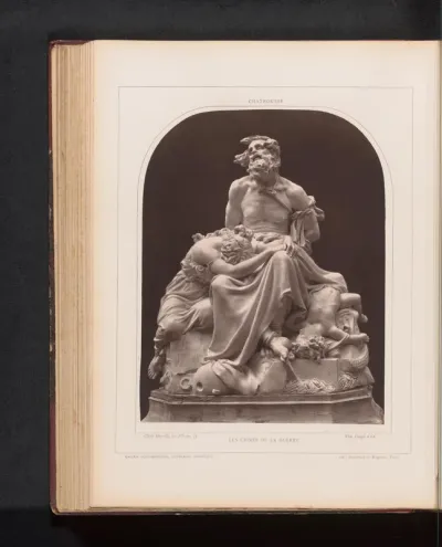 Sculptuur Les crimes de la guerre door Émile-François Chatrousse
