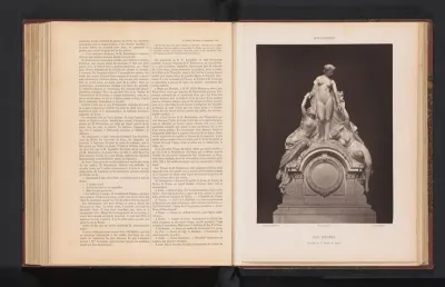 Sculptuur Les Heures door Jean-Marie Bonnassieux