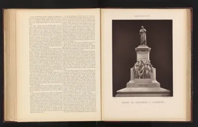 Sculptuur 'Projet de monument à Lamartine' door Albert-Ernest Carrier-Belleuse