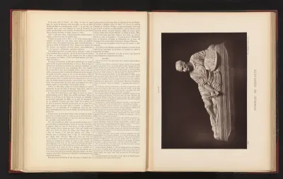 Sculptuur 'Tombeau de Géricault' door Antoine Étex