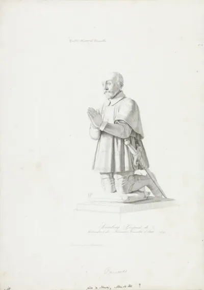 Sculptuur van Gaspard de Schomberg