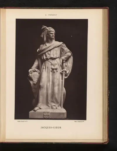 Sculptuur van Jacques Cœur door Auguste Préault