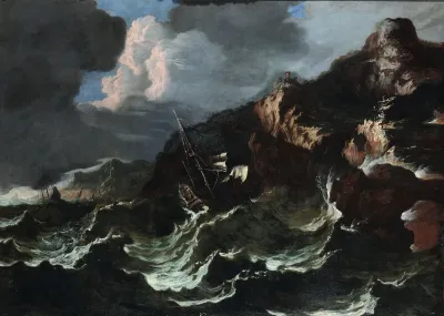 Sea storm
