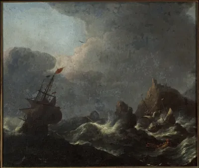 Sea storm