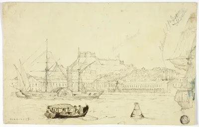 Seaport with Fortress