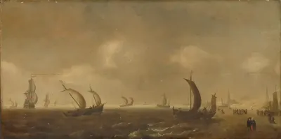 Seascape off Scheveningen Beach