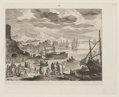 Seashore with Fisherman and Fishmongers