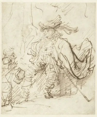 Seated Actor in the Role of Capitano