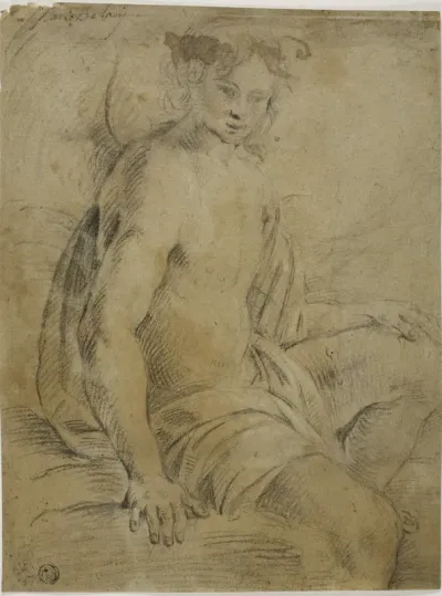 Seated Angel