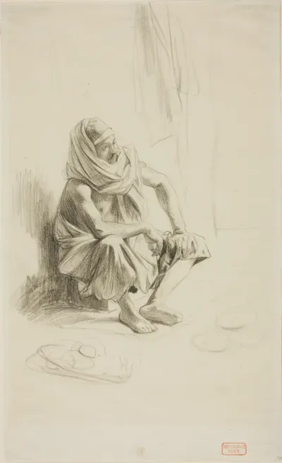 Seated Arab