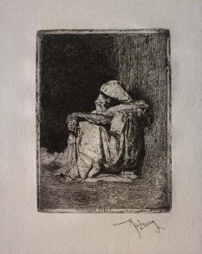 Seated Arabian
