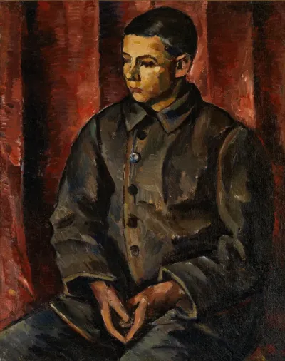 Seated boy