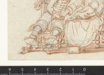 Seated Couple with a Child