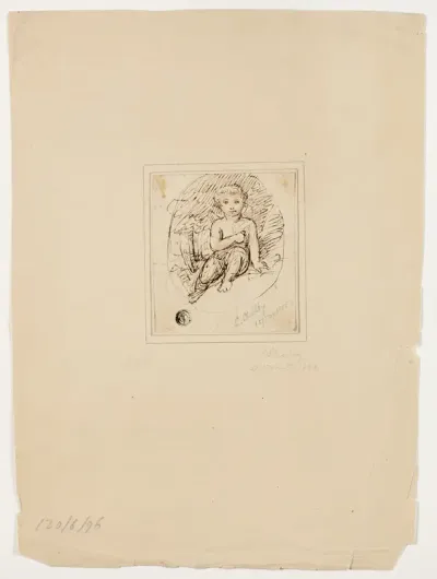 Seated Cupid