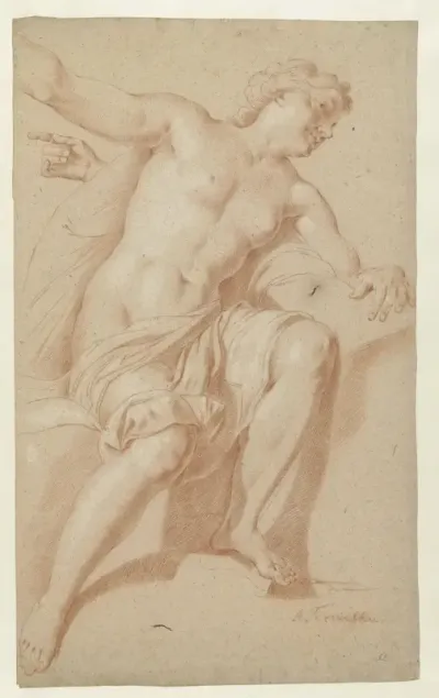 Seated Female Nude