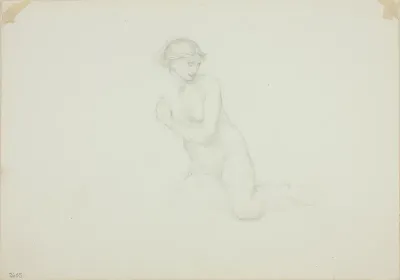 Seated Female Nude