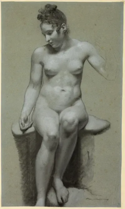 Seated Female Nude
