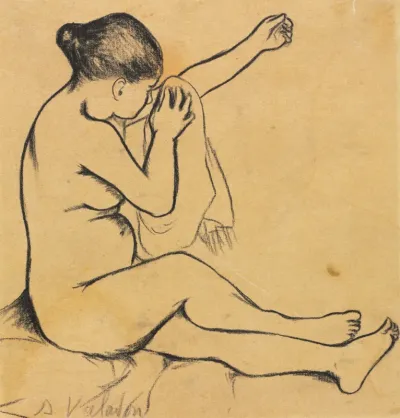Seated Female Nude