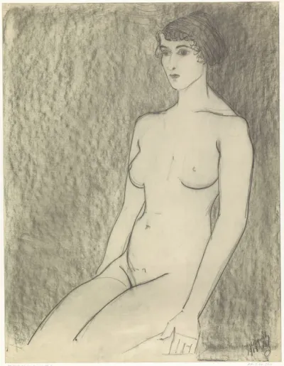Seated Female Nude