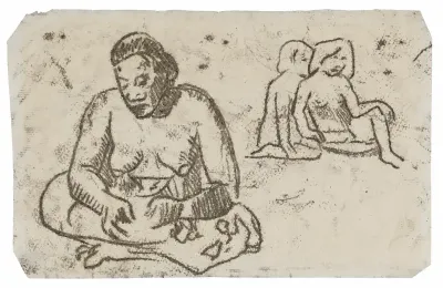 Seated Female (related to the painting Sister of Charity)