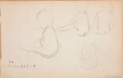 Seated iInfant, Side and Back