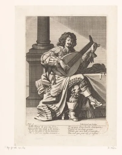Seated Man with a Lute