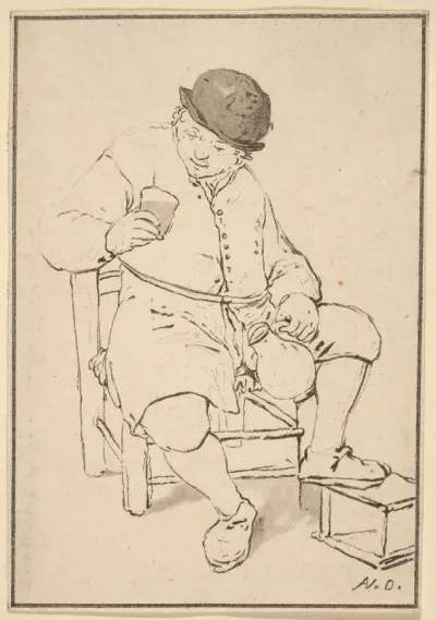 Seated Peasant with Jug