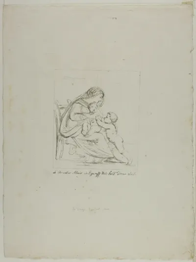 Seated Virgin