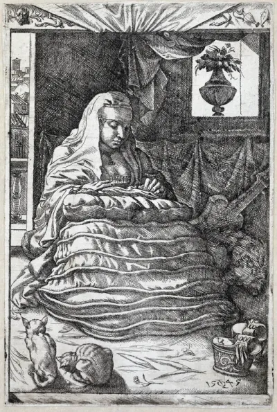 Seated Woman in Spanish Attire