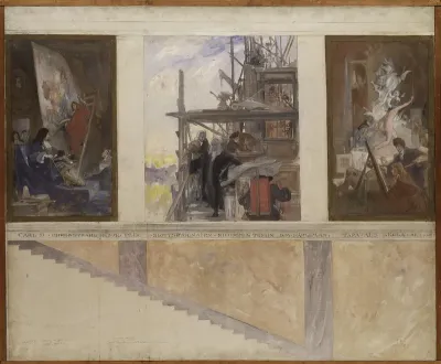 Second Proposed Decoration of the Walls in the Lower Hall of the Nationalmuseum