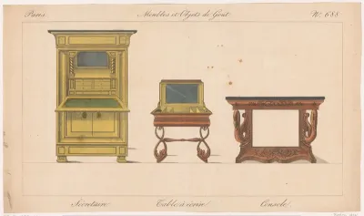 Secretaire en twee tafels