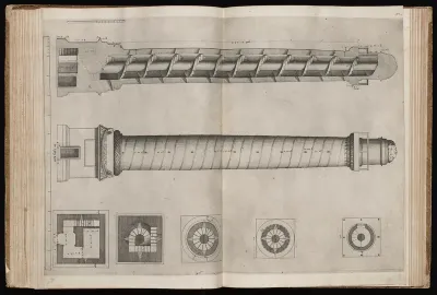 Section and Elevation of Trajan's Column