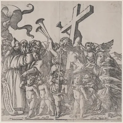 Section D: Angels Sounding Trumpets etc, from "The Triumph of Christ"
