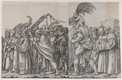 Section G: Martyrs Holding Palm Branches, from "The Triumph of Christ"