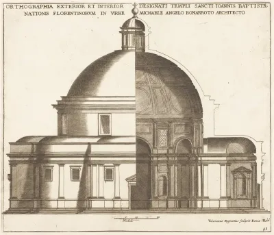 Section of the Church of Saint John the Baptist