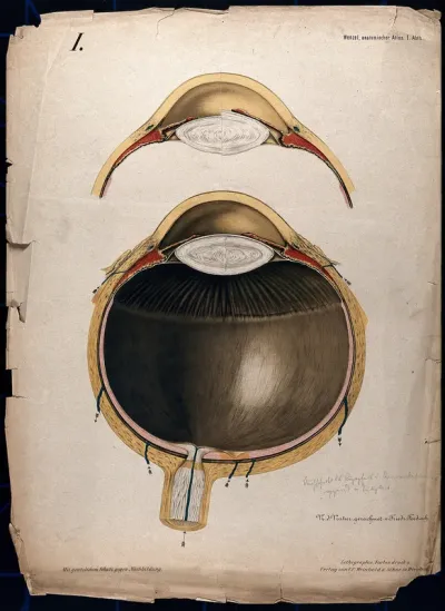 Section of the eye