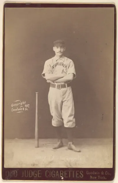 Seery, Left Field, Indianapolis, from the series Old Judge Cigarettes