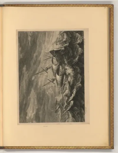 Segelschiffe bei Sturm