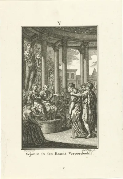 Seianus ter dood veroordeeld